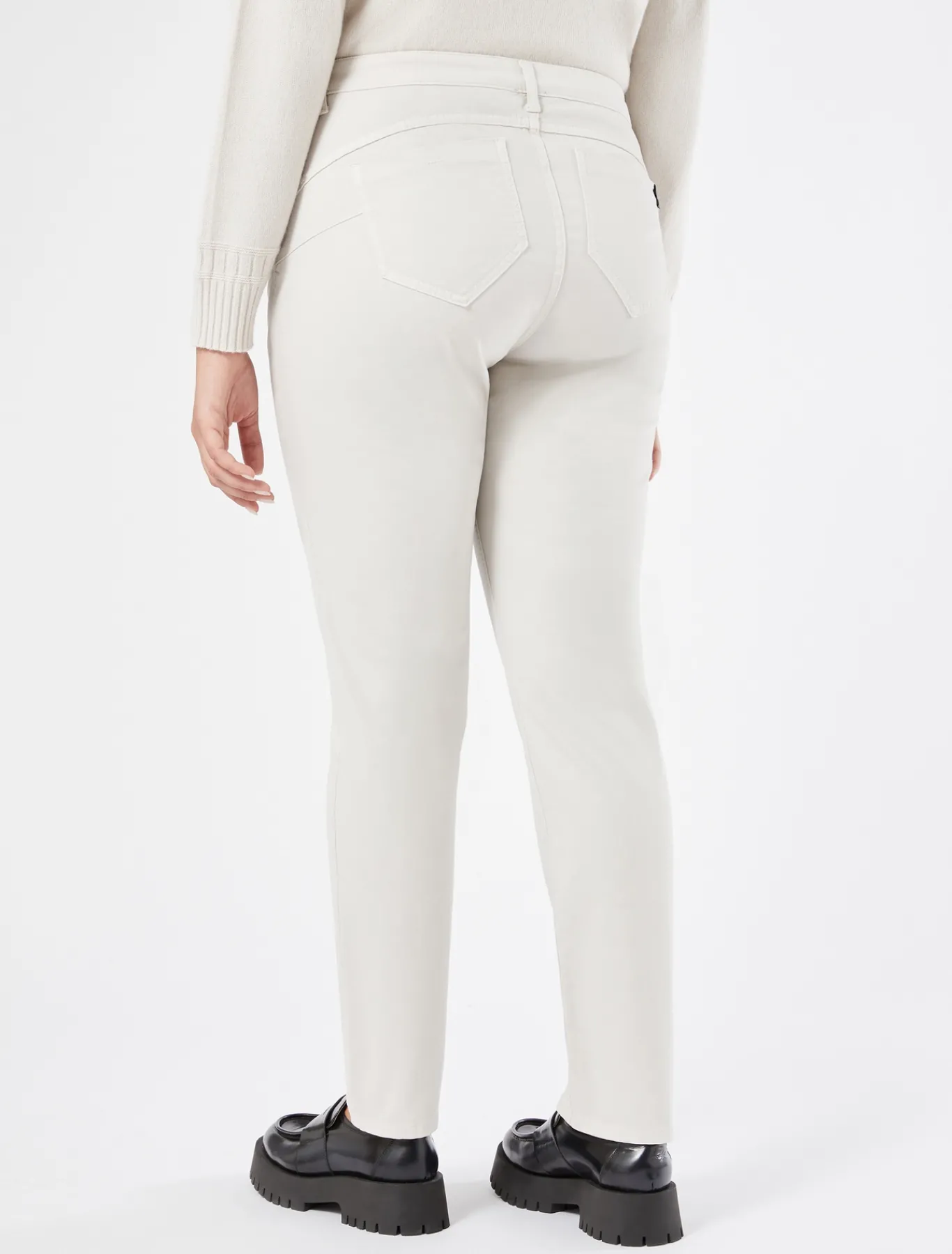 Marina Rinaldi Pantalon en satin GIVRE Fashion