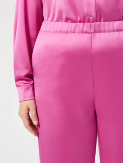 Marina Rinaldi Pantalon en satin fluide VIEUXROSE Outlet