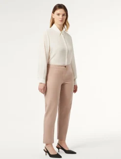 Marina Rinaldi Pantalon en sergé MAUVE New