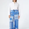 Marina Rinaldi Pantalon en sergé AZURE Sale