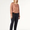 Marina Rinaldi Pantalon en sergé BLEUNUIT Clearance