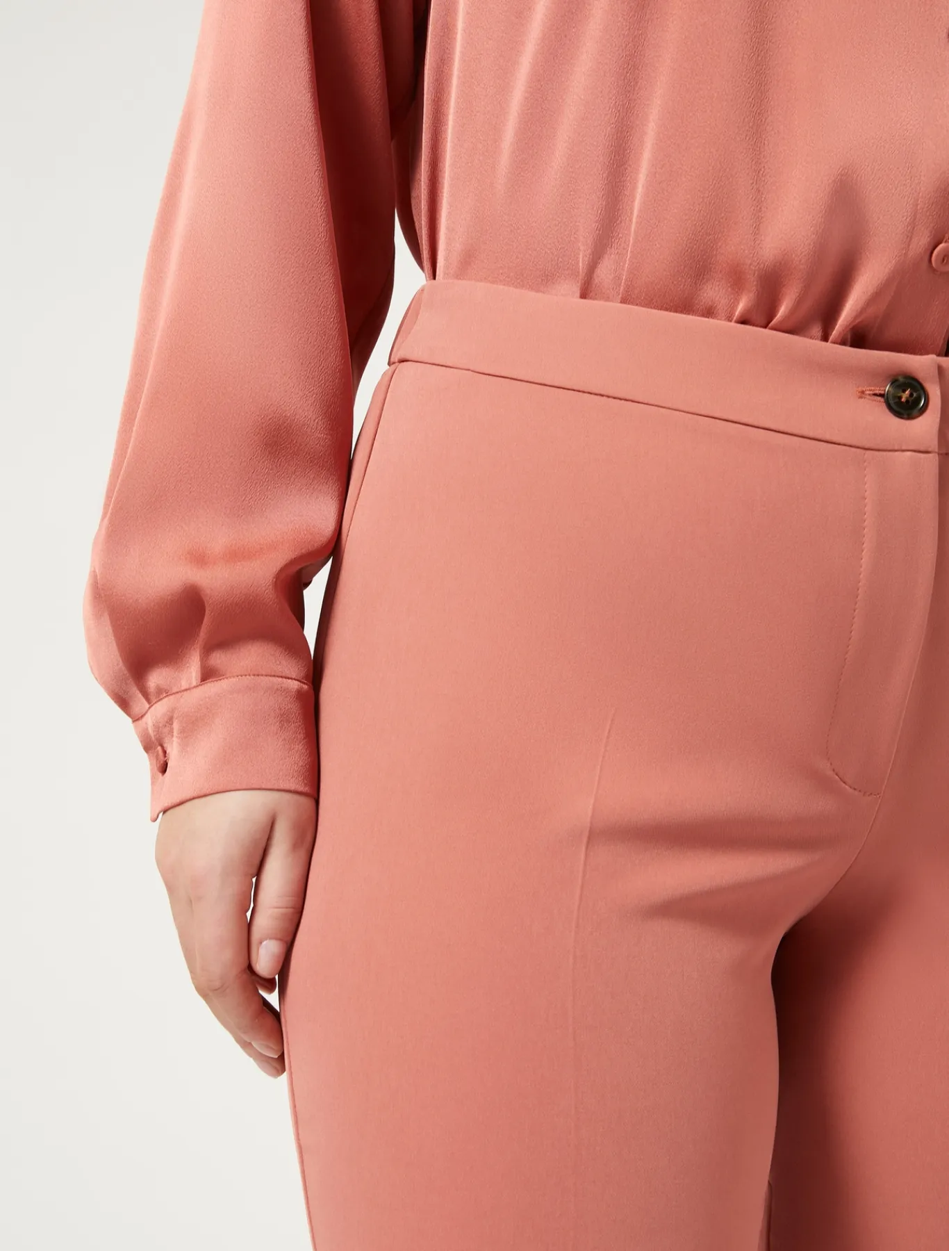 Marina Rinaldi Pantalon en sergé TERRECUITE Hot