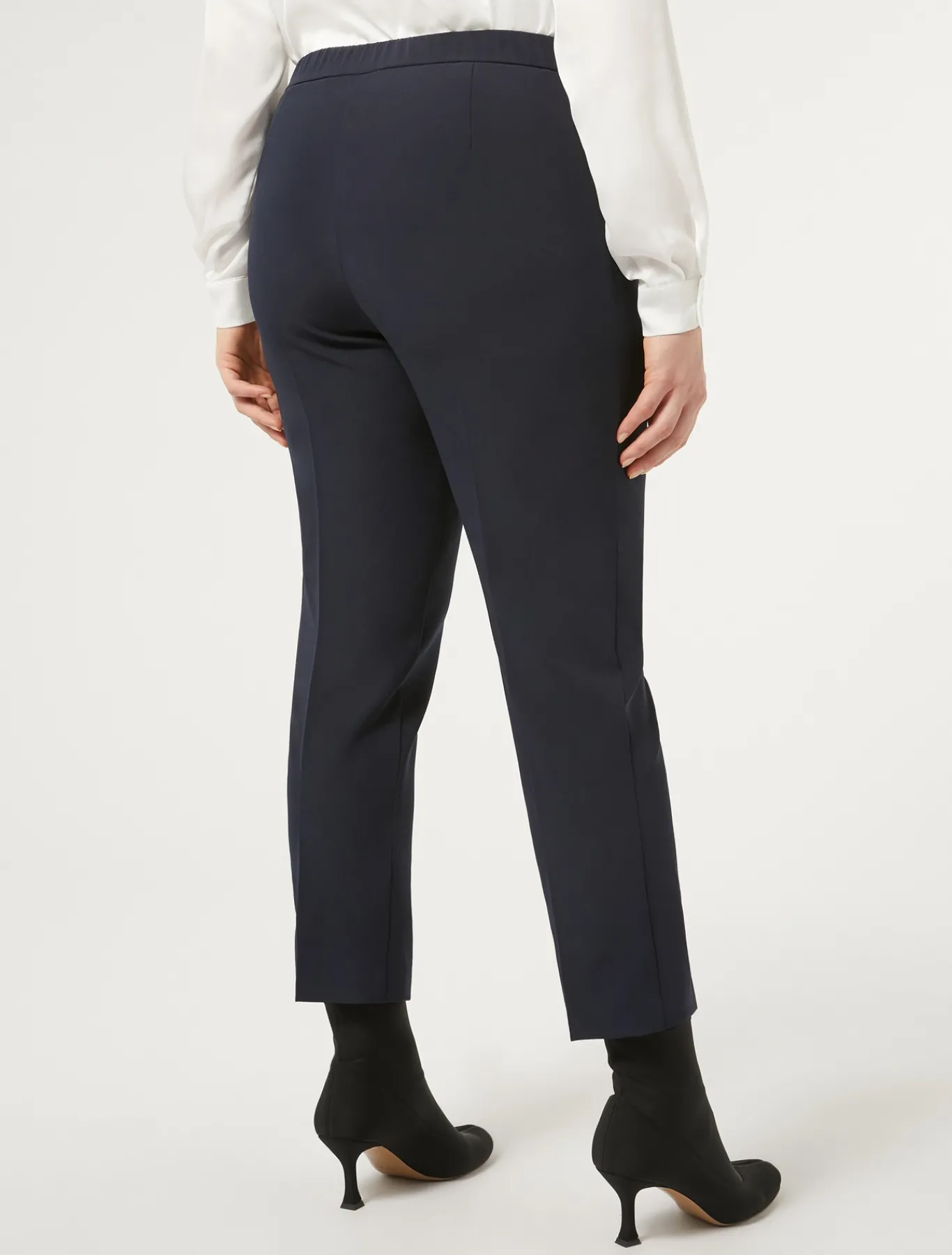 Marina Rinaldi Pantalon en sergé BLEUNUIT Discount