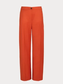 Marina Rinaldi Pantalon en sergé ROUILLE Sale