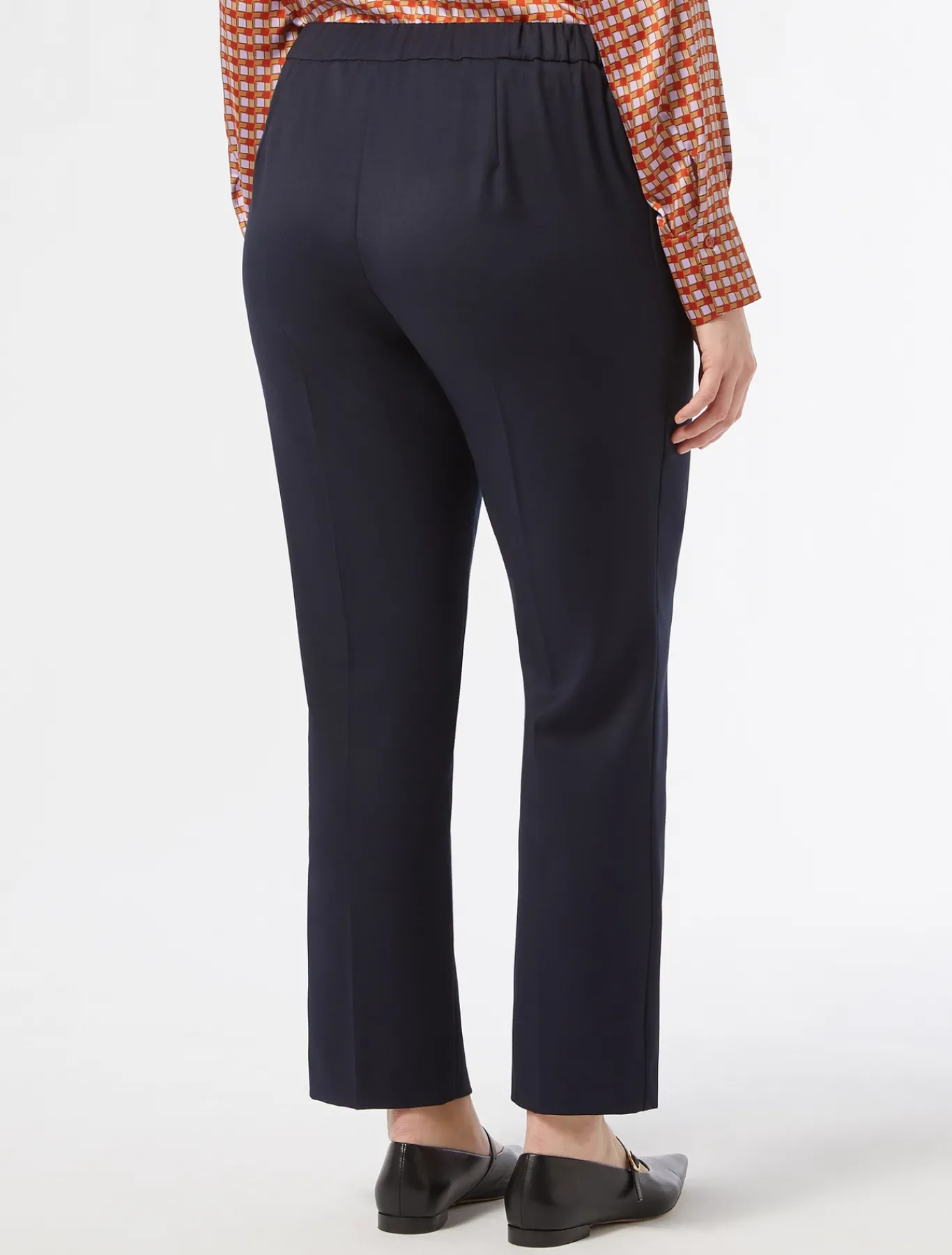 Marina Rinaldi Pantalon en sergé BLEUNUIT Clearance