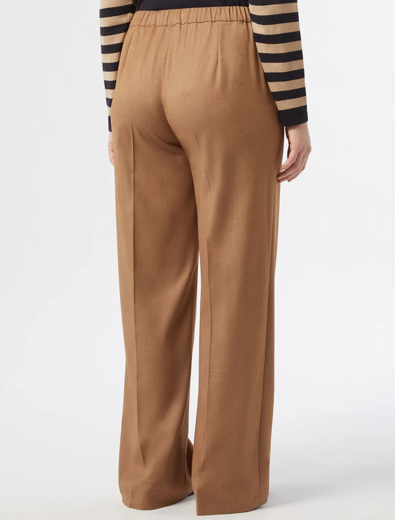 Marina Rinaldi Pantalon en sergé NOISETTE Fashion