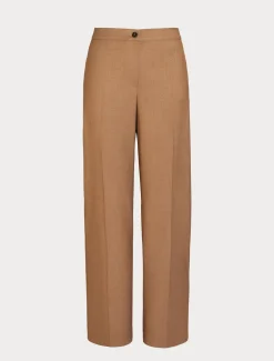 Marina Rinaldi Pantalon en sergé NOISETTE Fashion