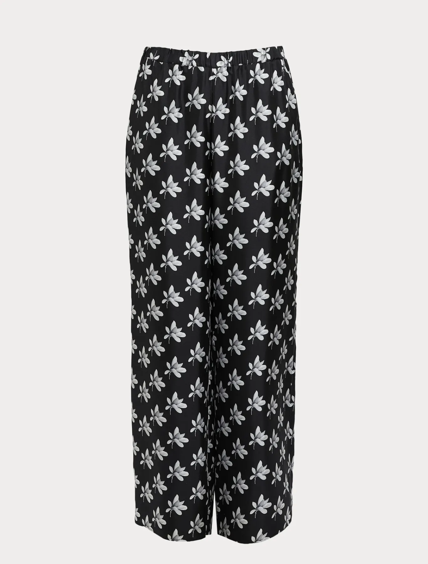 Marina Rinaldi Pantalon en sergé de soie NOIR Outlet