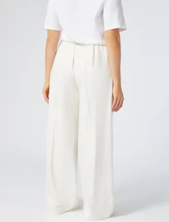Marina Rinaldi Pantalon en sergé de viscose IVOIRE Hot