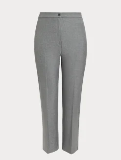 Marina Rinaldi Pantalon en sergé de viscose mélangée GRISMOYEN Discount