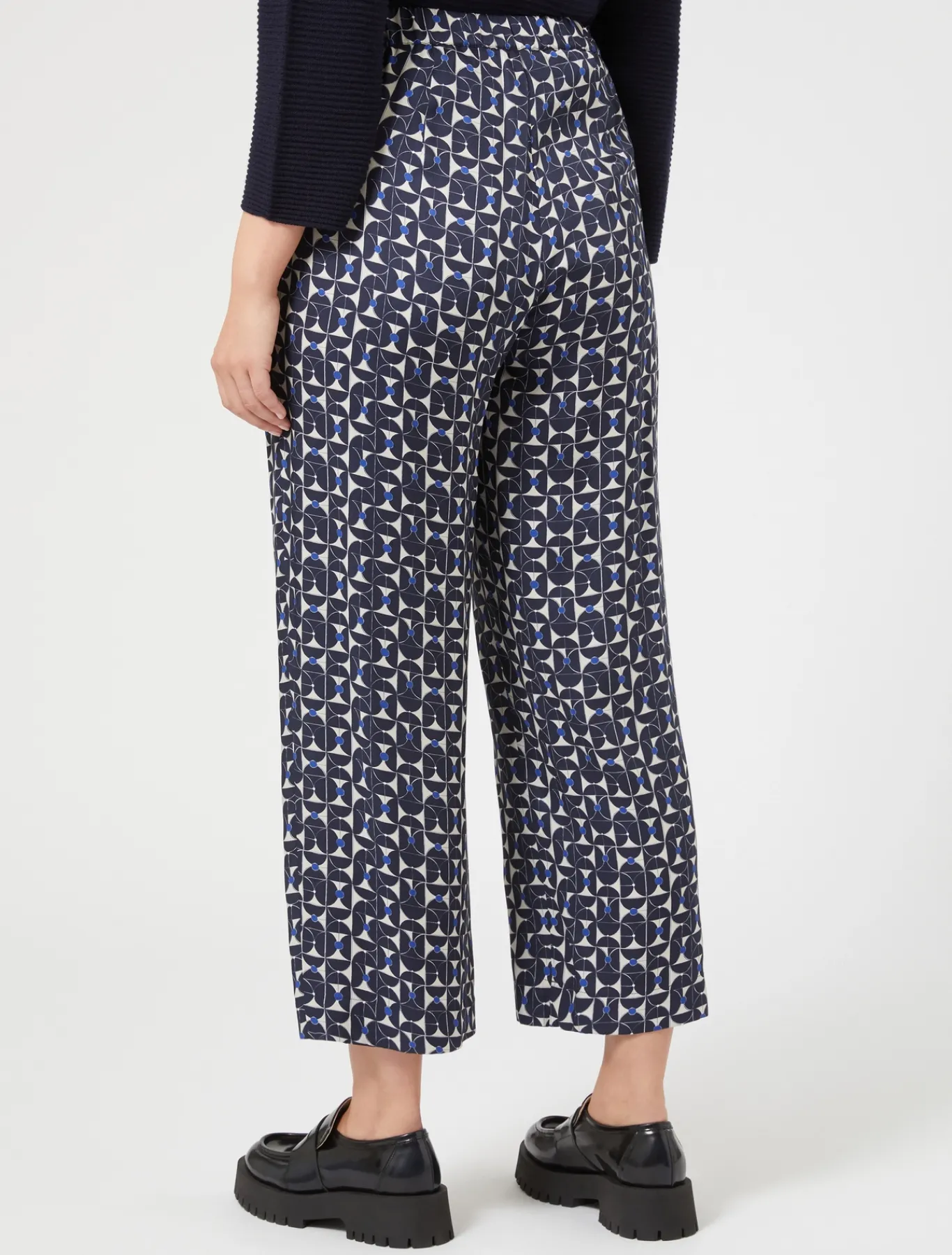 Marina Rinaldi Pantalon en sergé imprimé BLEUMARINE Sale