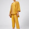 Marina Rinaldi Pantalon en shantung de pure soie OR Outlet