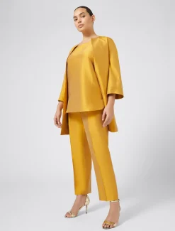 Marina Rinaldi Pantalon en shantung de pure soie OR Outlet