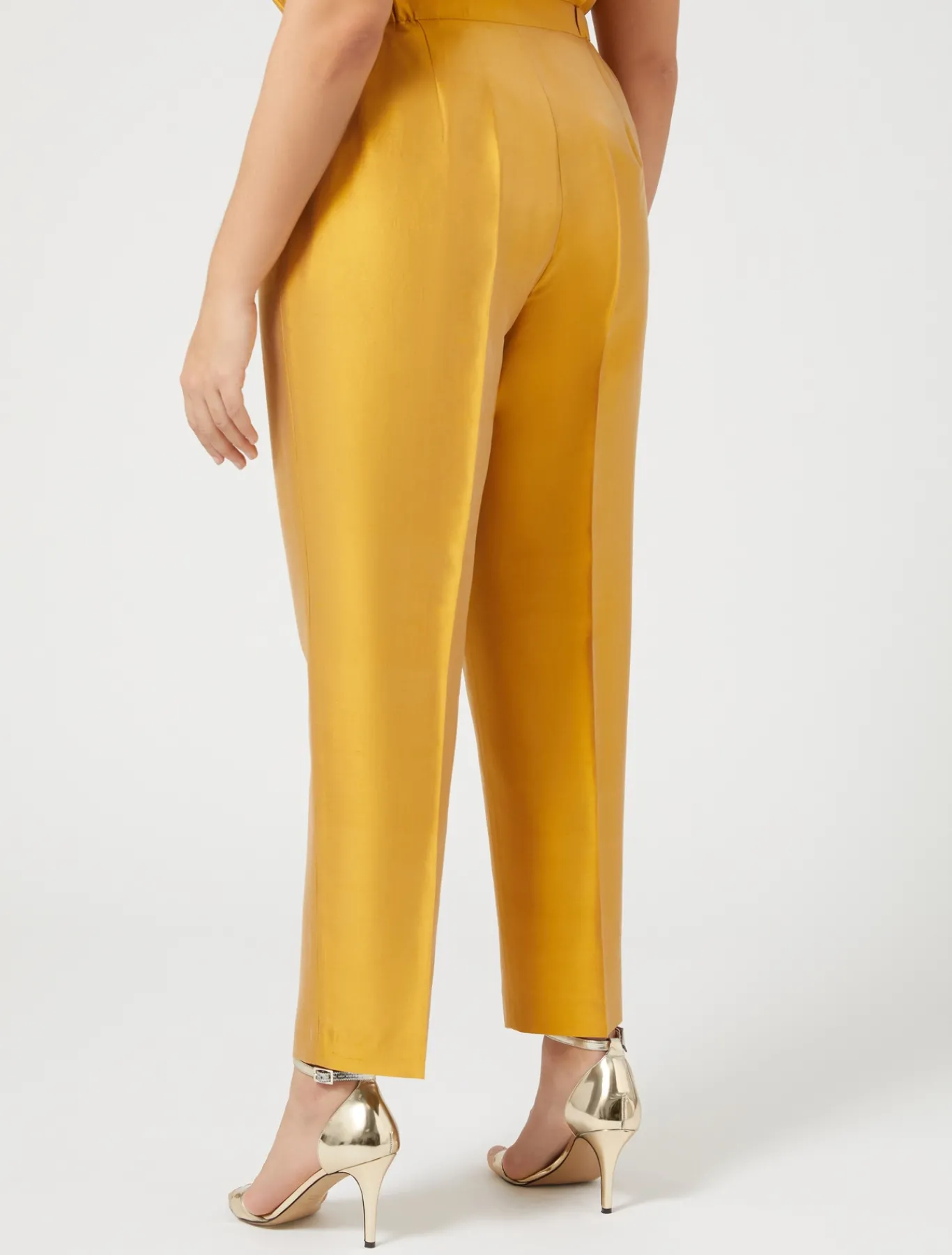 Marina Rinaldi Pantalon en shantung de pure soie OR Outlet