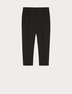 Marina Rinaldi Pantalon en tissu enduit NOIR New