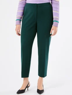 Marina Rinaldi Pantalon en tissu technique VERTFONCE' Clearance