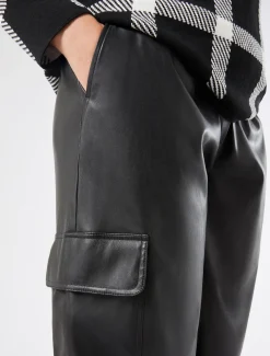 Marina Rinaldi Pantalon en tissu technique NOIR Outlet