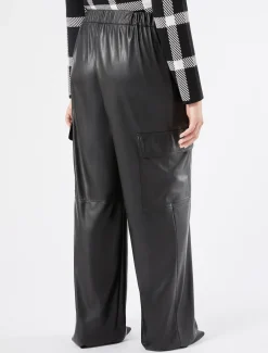 Marina Rinaldi Pantalon en tissu technique NOIR Outlet