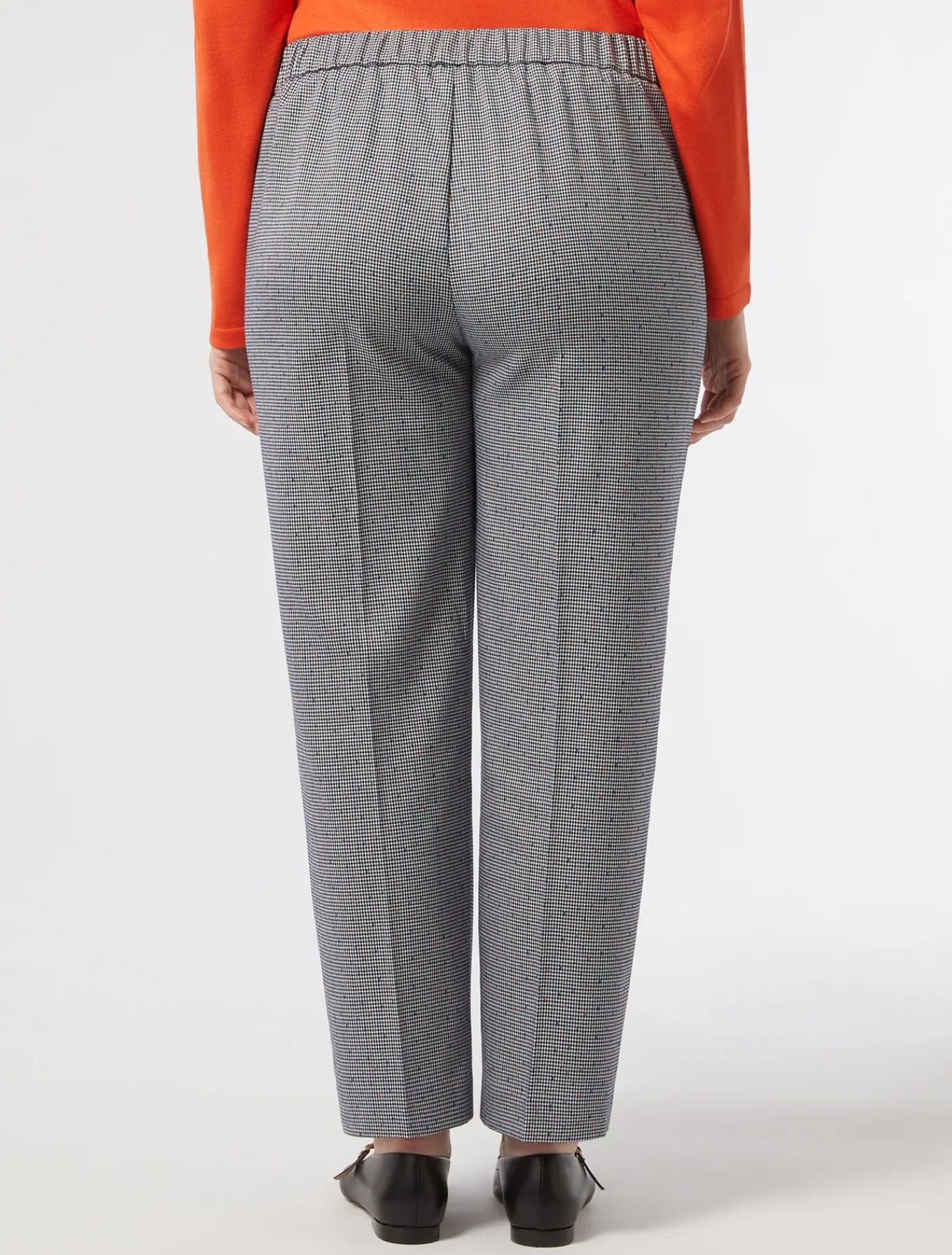 Marina Rinaldi Pantalon en tissu teint en fil BLEUMARINE Sale