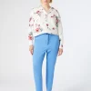 Marina Rinaldi Pantalon en toile de coton AZURE Hot