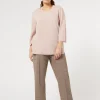 Marina Rinaldi Pantalon en toile de laine FARD Online