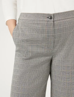 Marina Rinaldi Pantalon en toile de viscose NOIR Outlet