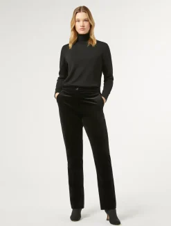 Marina Rinaldi Pantalon en velours NOIR Discount