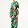 Marina Rinaldi Pantalon en velours VERT Discount