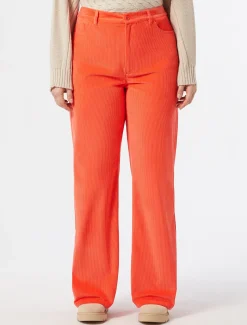Marina Rinaldi Pantalon en velours CORAIL Hot