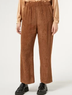 Marina Rinaldi Pantalon en velours BRUN Outlet