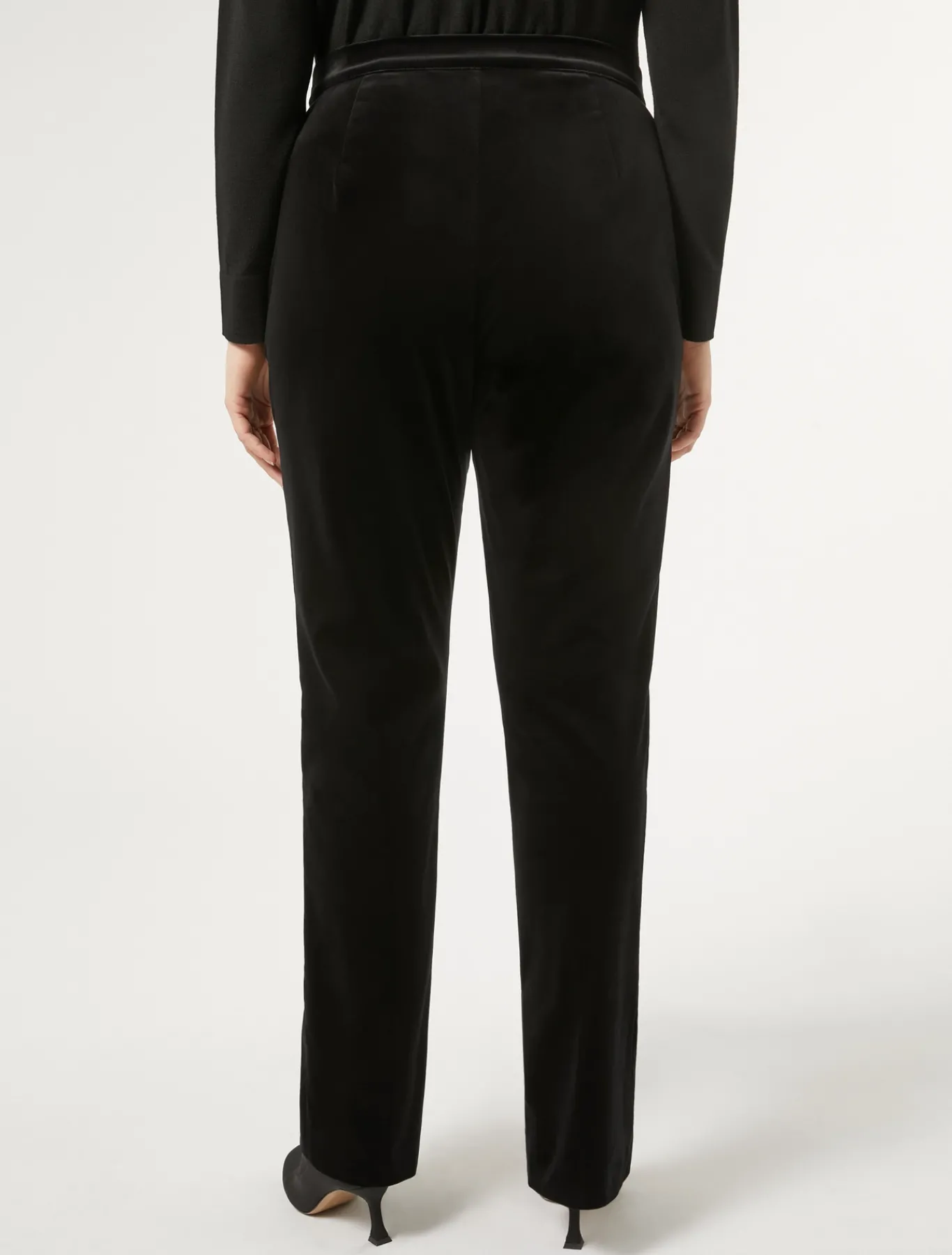 Marina Rinaldi Pantalon en velours NOIR Discount