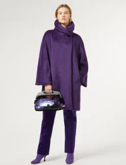 Marina Rinaldi Pantalon en velours VIOLET Fashion