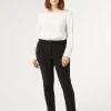 Marina Rinaldi Pantalon en velours de coton NOIR Outlet