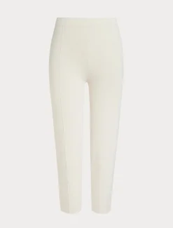 Marina Rinaldi Pantalon en viscose stretch IVOIRE Outlet