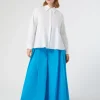 Marina Rinaldi Pantalon large en popeline TURQUOISE Online