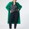 Marina Rinaldi Pantalon Perfect en bull de coton BLEUNUIT Hot