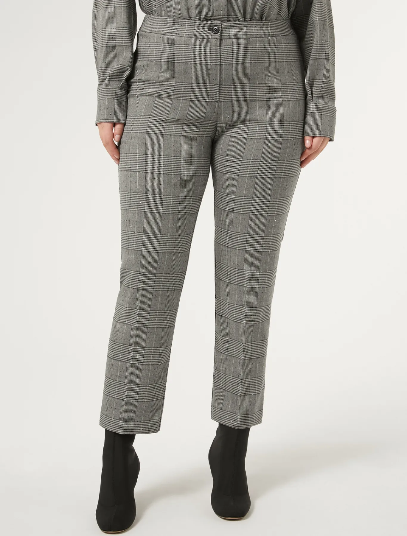 Marina Rinaldi Pantalon prince-de-galles NOIR Discount
