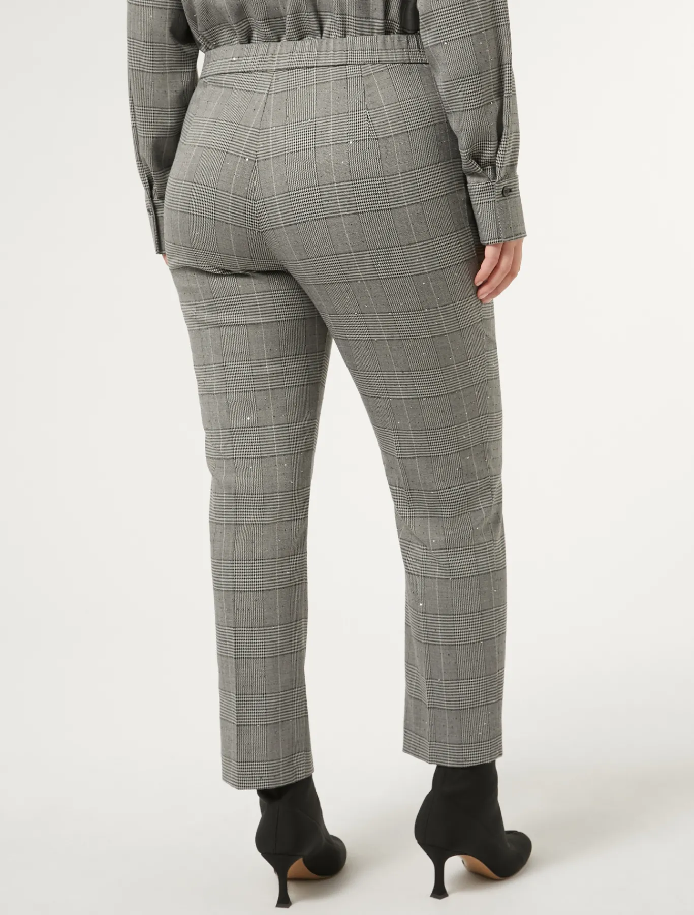 Marina Rinaldi Pantalon prince-de-galles NOIR Discount