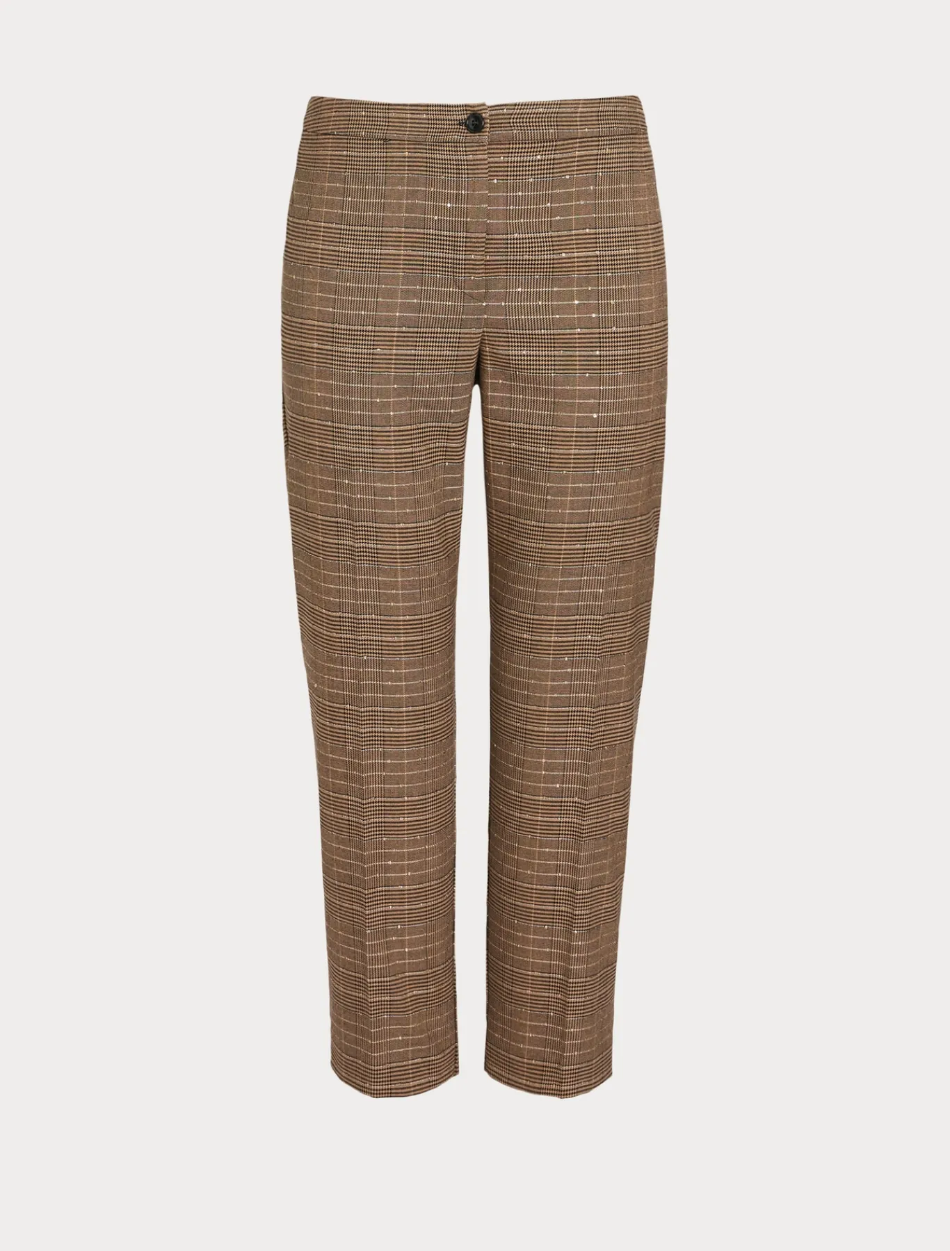 Marina Rinaldi Pantalon prince-de-galles MARRONFONCE Hot