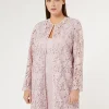 Marina Rinaldi Pardessus en macramé ROSE New