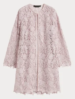Marina Rinaldi Pardessus en macramé ROSE New