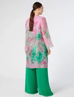 Marina Rinaldi Pardessus en organza de soie ROSE Online
