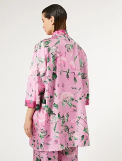 Marina Rinaldi Pardessus en sergé de soie ROSE Best