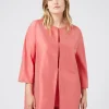 Marina Rinaldi Pardessus en shantung de soie ROUGE Online