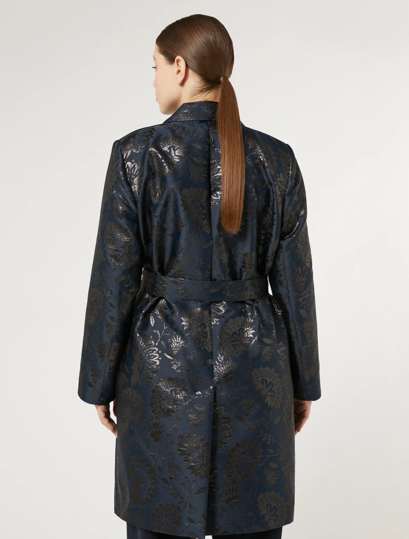 Marina Rinaldi Pardessus jacquard BLEUNUIT Fashion