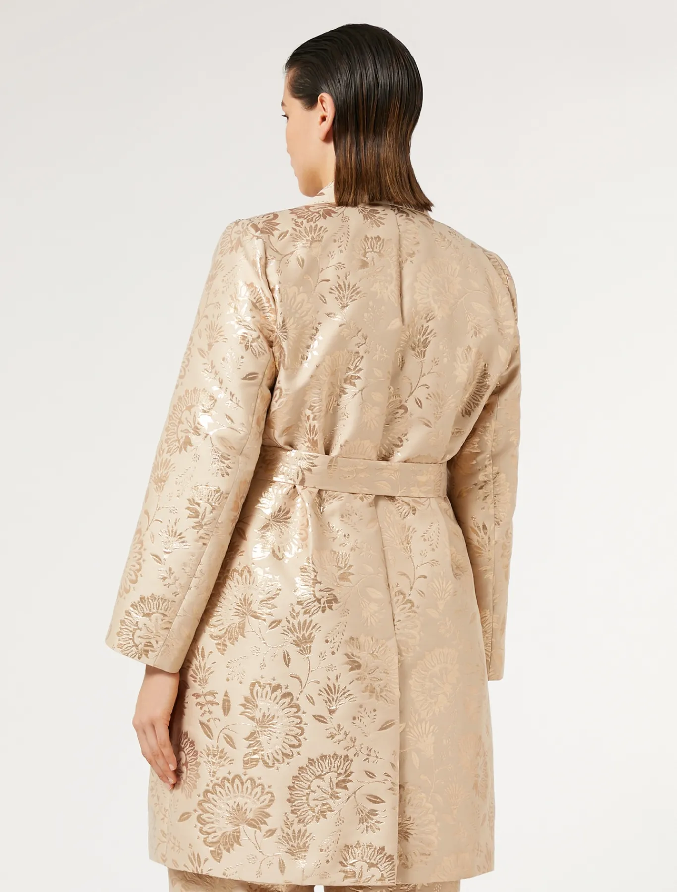 Marina Rinaldi Pardessus jacquard MIEL Discount