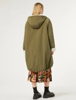 Marina Rinaldi Parka en taffetas déperlant KAKI Outlet