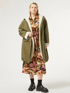Marina Rinaldi Parka en taffetas déperlant KAKI Outlet