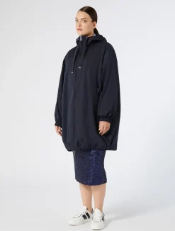 Marina Rinaldi Parkas en toile de nylon BLEUNUIT Fashion