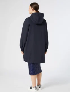 Marina Rinaldi Parkas en toile de nylon BLEUNUIT Fashion